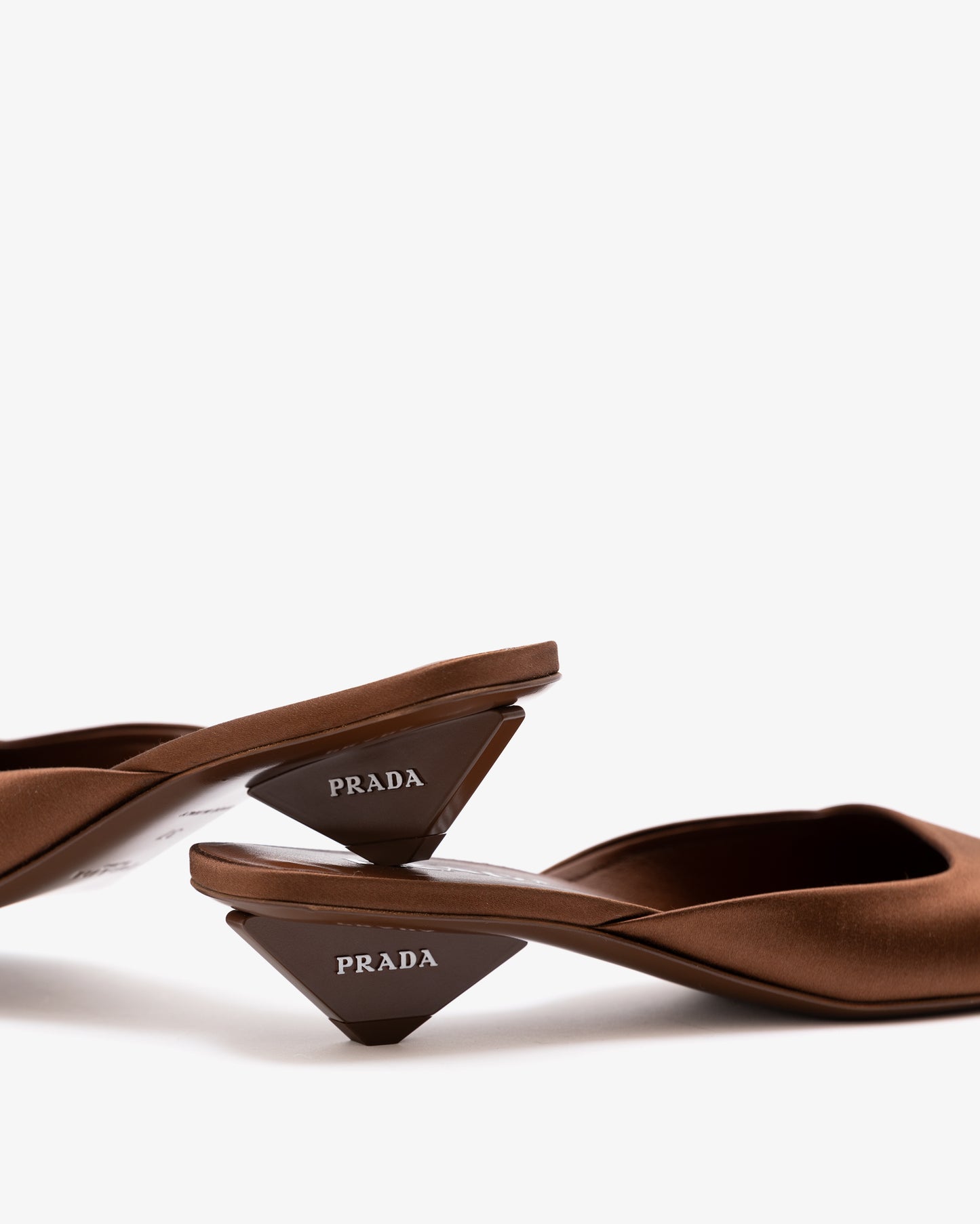 PRADA Satin Mule Shoes