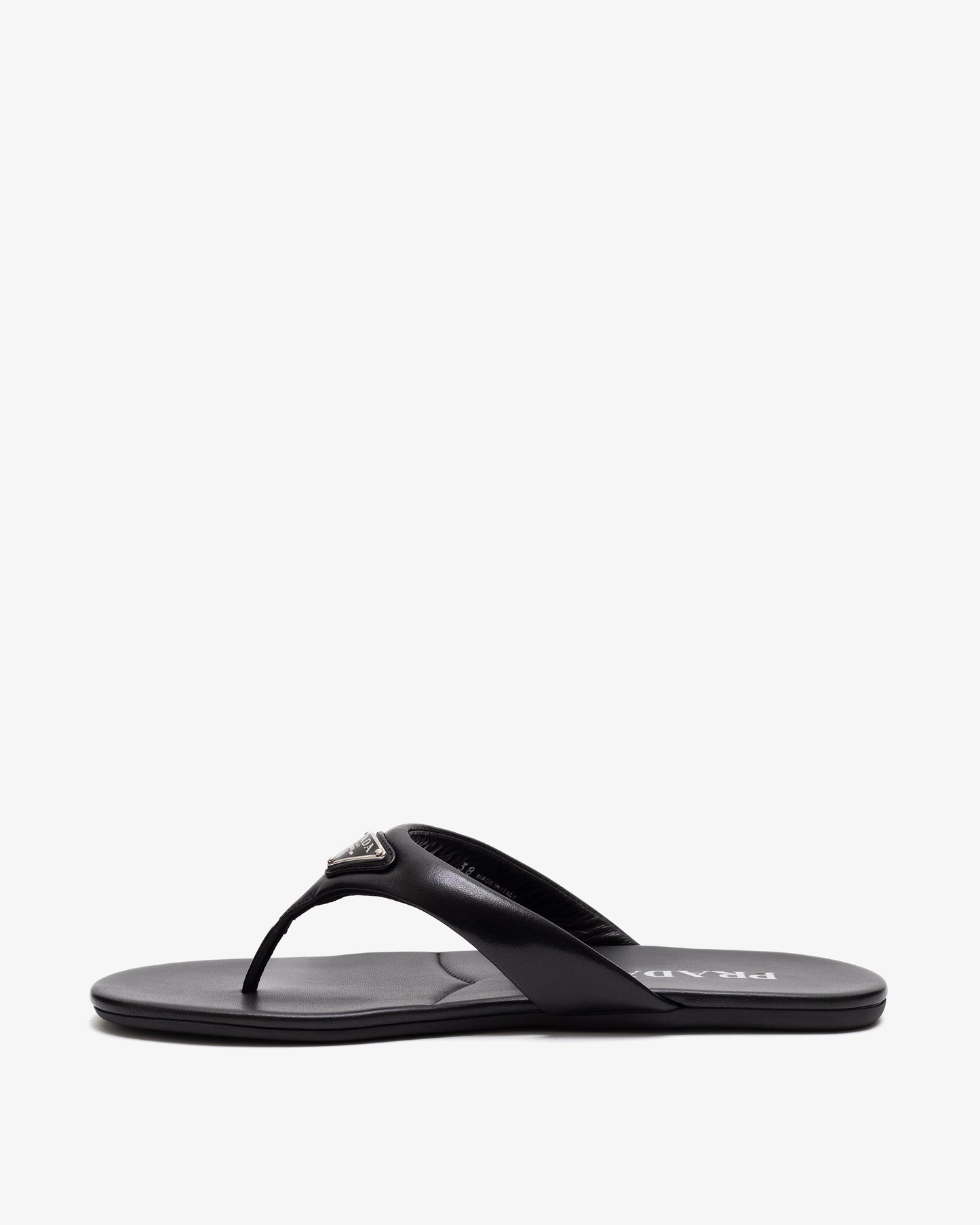 PRADA Flip-flops With Triangular Enamel Design