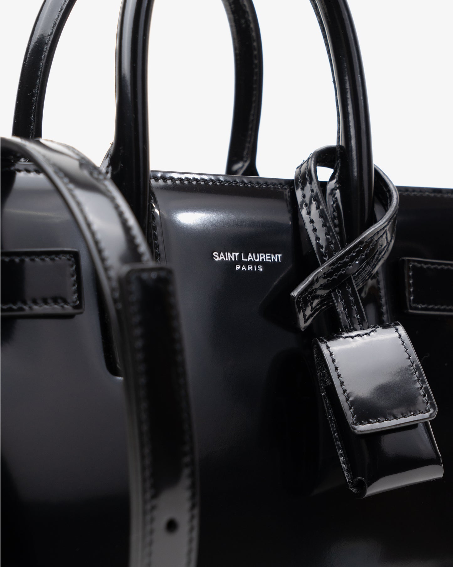 YSL Sac De Jour With Removable Tass Nero